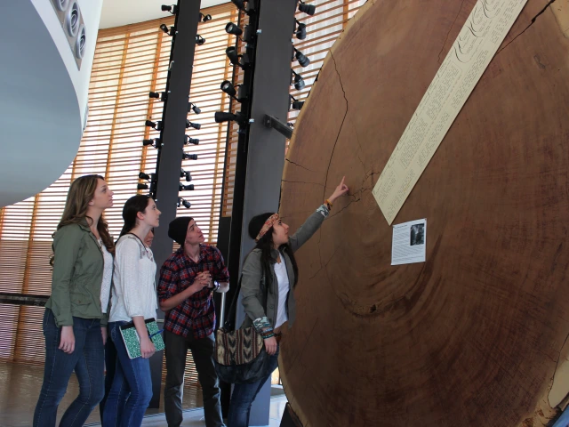 Students touring the Laboratory of Tree-Ring Research