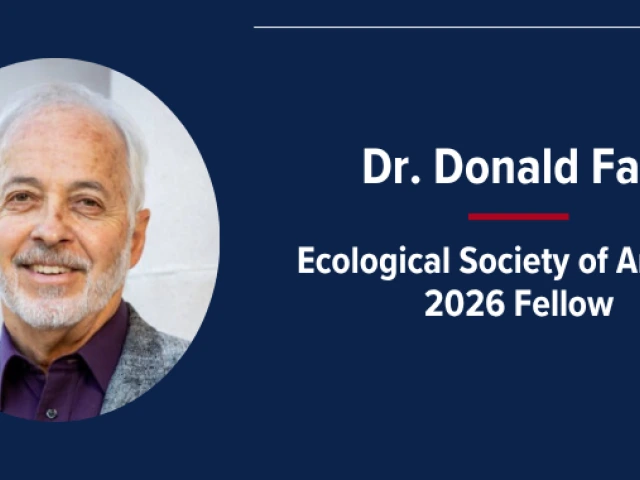 Donald Falk named 2026 ESA Fellow