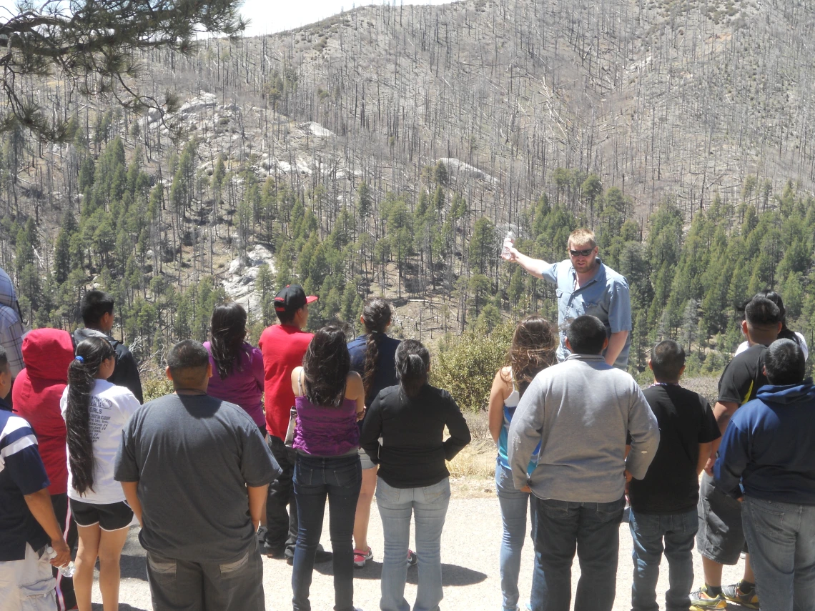 Outreach, dendrochronology and fire