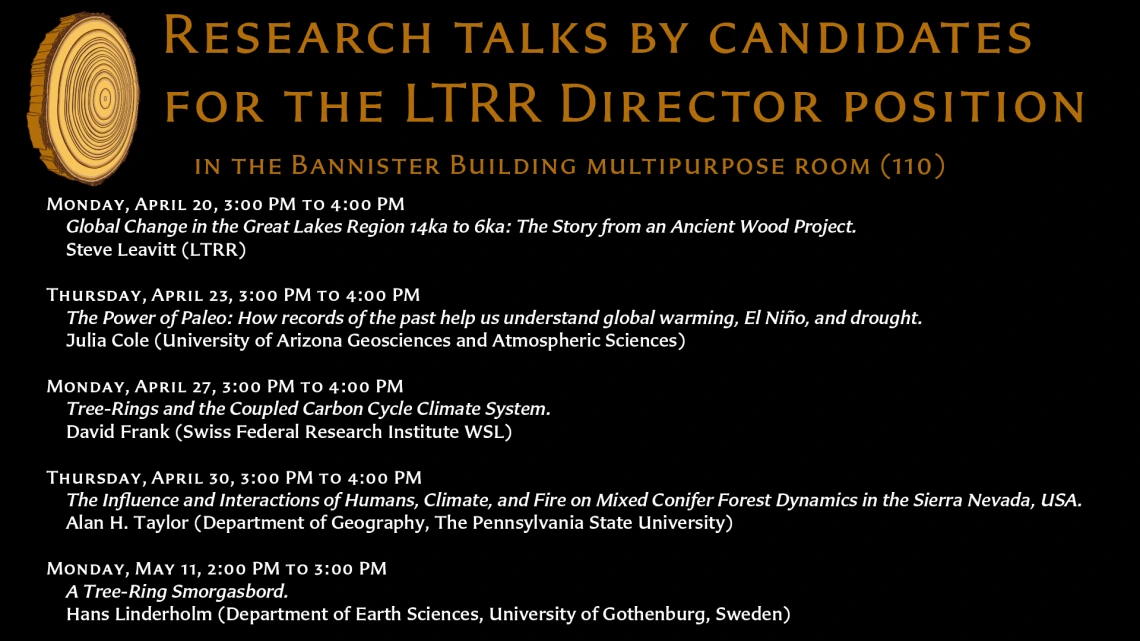 LTRR Director candidates give public talks
