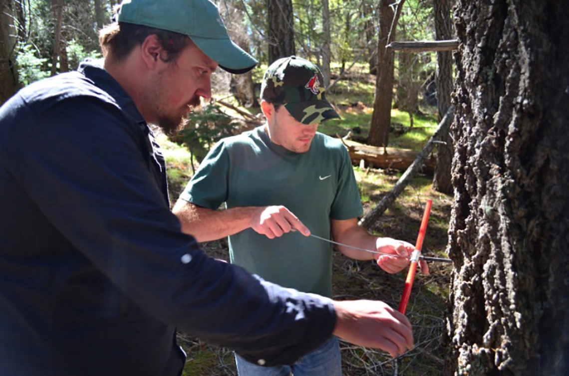 Extracting an increment core sample