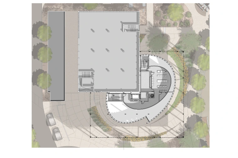 Plan drawing level 2