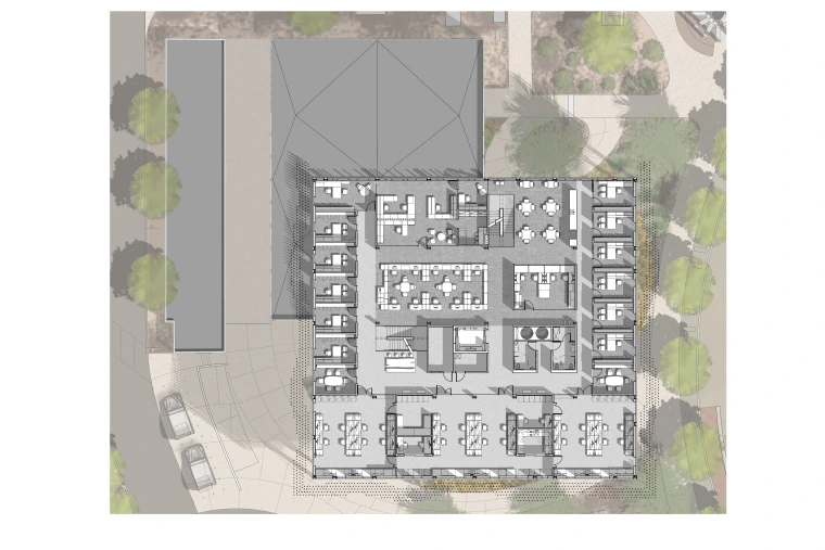 Plan drawing level 3