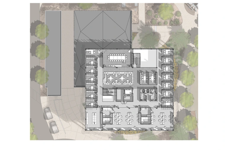 Plan drawing level 4